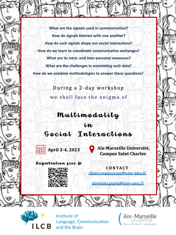 Poster of Workshop on Multimodality in Social Interactions