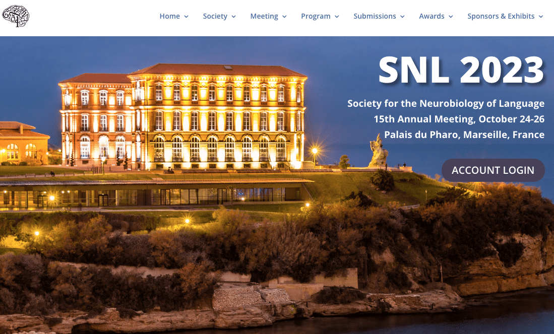 Annual conference of the Society for the Neurobiology of Language